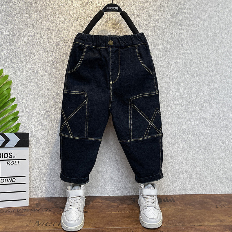 Toddler Boys Pants Boys' Jeans Spring and Autumn Casual