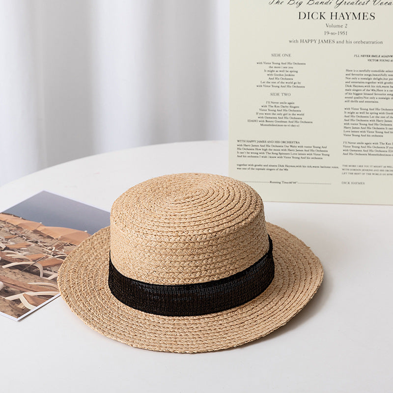 Italian Fedora Hats Straw Hat Sun-Proof Men's and Women's Hats
