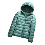 Women Winter Coats Puffer Jacket Down Coat Winter Down Jacket Women Short Hood Outfit Jacket Long-Sleeved Warm