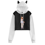 Friends Joey Hoodie Autumn and Winter Ear Hooded Sweater for Women