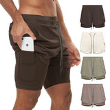 Men Sports Flex Shorts Men's Solid Color Shorts