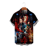 Hellfire Club Shirt Stranger Things Digital Printing Loose