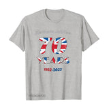 Inspired by Queen's Platinum Jubilee 2022 Elizabeth 70 Years T-shirt Pattern Printing