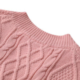 Men Sweater Vest Solid Color Sweater Vest Men's Loose V-neck Sleeveless Sweater BF Idle Style Waistcoat Vest