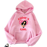 Stranger Things Hoodie Stranger Things 4 Peripheral Printed Hoodie Brushed Hoody Female