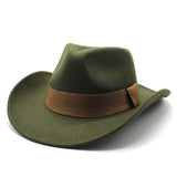 Cowboy Hats Autumn and Winter Top Hat Fashion Men and Women Fedora Hat