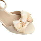 Flat Dress Sandals Summer Low Heel Bow Buckle Sandals