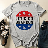 Let'S Go Brandon T Shirt Summer Xingx Pattern Short Sleeve T-Shirt