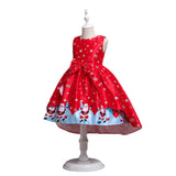 Toddler Girls Sequin Gown Dress Christmas Costume Girls Santa Claus Children 'S Dress Costumes