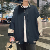 Jock Jacket Autumn Jacket Fall Men's Clothing Autumn and Winter Men's Jacket Boys Baseball Uniform