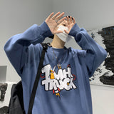 Men Sweatshirts round Neck Sweater Men's Spring and Autumn Casual Loose