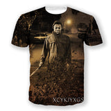Michael Myers T Shirt Summer Printed round Neck Men's Short Sleeve