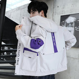 Yellow Varsity Jacket Men's Autumn Coat All-Matching Work Clothes Casual Jacket Top