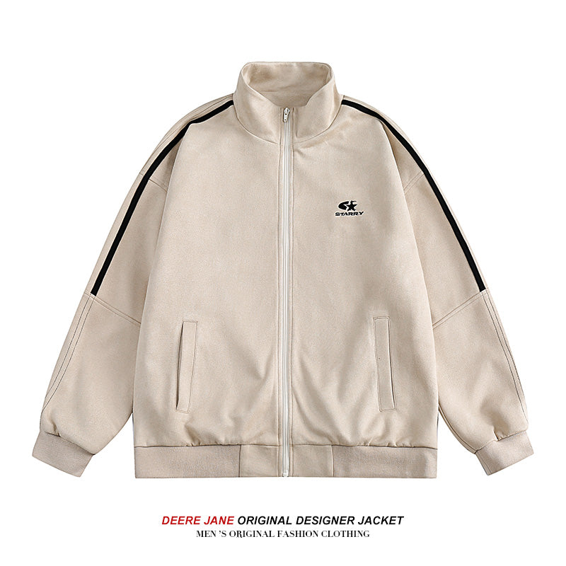 Men Jacket Men's Spring Baggy Coat Sports Leisure Spring and Autumn Top