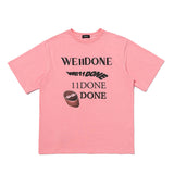 We11 Done T Shirts Classic Letter Print Casual Cotton Men and Women Same Style
