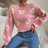 Preppy Aesthetic Sweater Autumn and Winter Sweater Women's Short Knitted Jacket Loose