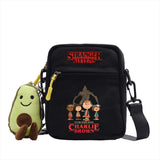 Stranger Things Hellfire Club Backpack Stranger Thing Shoulder Bag Canvas Breathable Crossbody