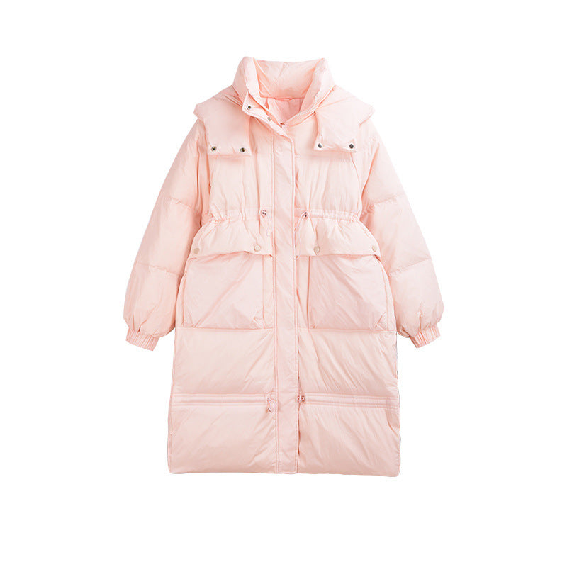Women Winter Coats Puffer Jacket Down Coat Fall/Winter New Hooded Loose White Duck Down Jacket