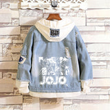 Comic Denim Jacket Anime Denim Jacket Coat