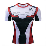 Marvel T Shirt Tight Men's Sports Fitness 3D Men's Clothing