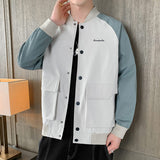 Corduroy Varsity Jacket Overalls Men's Autumn Baseball Uniform Spring and Autumn Sports Corduroy Autumn Wear Jacket