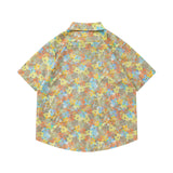 Men Beach T Shirts Retro Loose Beach