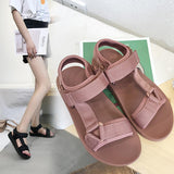 Women Open Toe Sandals Flats Sports Amoi Beach Sandals