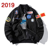 NASA Varsity Jacket Casual Coat Men's Embroidered Loose Autumn and Winter