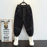 Toddler Boys Pants Boys' Jeans Spring and Autumn Casual Loose