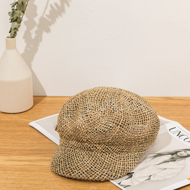 Italian Fedora Hats Summer Breathable Sun Hat Painter Hat