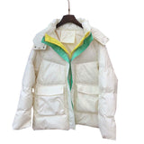 Women Winter Coats Puffer Jacket Down Coat Casual Fashion Short and Medium Style Glossy Women's Down Jacket