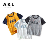 Children T Shrits Children's Summer Clothing Boy's Short-Sleeved T-shirt