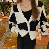 Preppy Aestitic Sweater Spring Knitted Cardigan Coat for Women
