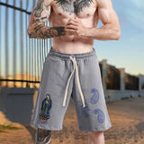 Rave Outfits Men Shorts Large Size Loose Casual Shorts Men's Summer