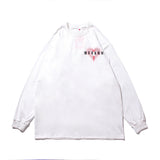 Mens Fall Outfits Paisley Love Cow Puff Print Long Sleeve T-shirt Men and Women Autumn Couple's Tops