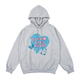 Mens Fall Outfits Loose Hooded Sweater Men and Women All-Matching Loose Preppy Style Sports Couple's Tops