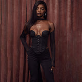 Music Festivals Rave Outfits Girls Tops Spring and Summer Women's Clothing Fashion Long Sleeve Sexy