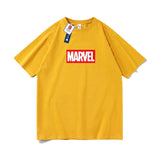 Marvel T Shirt Short Sleeve Iron Man Spider-Man T-shirt Men