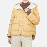 Women Winter Coats Puffer Jacket Down Coat Autumn and Winter Large Pocket Hooded Short Down Jacket Coat for Women