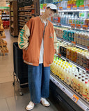 College Jacket Baseball Uniform Jacket Coat Men's Spring and Autumn Youth Printing Casual Top Clothes