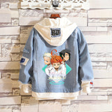 Comic Denim Jacket Clothes Men's and Women's Spring Denim Jacket