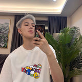 Drew House Drew Smiley Face Color Short Sleeve Loose Couple T-shirt Men