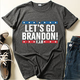 Let'S Go Brandon T Shirt Short Sleeve Men'S And Women'S T-Shirt Top