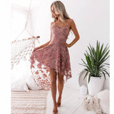 Bohemian Coachella Outfits Sexy V-neck Brace Sleeveless Slim Dress