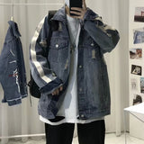 Men Denim Jacket Men's Denim Jacket Men's Autumn and Winter