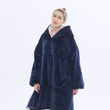 Hoodies Blankets Hooded Lazy Blanket Pajamas plus Velvet Thickened