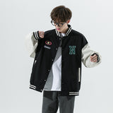 Vintage Letterman Jacket Coat Men's Baseball Uniform Hip Hop Jacket
