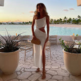 Marilyn Monroe Dress Spring and Summer Sexy Solid Color Dress for Women