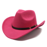 Cowboy Hats Cowboy Hat Autumn and Winter Woolen Hat for Men