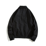Yellow Varsity Jacket Autumn Jacket Men's Youth Light Clothing Outdoor Style Lapel Multi-Pocket Jacket